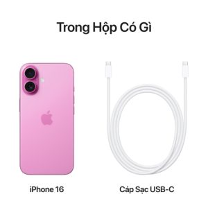 iPhone 16 512GB (Hồng) - Chính hãng VN/A