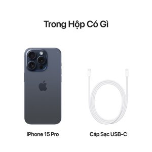 iPhone 15 Pro Max 512GB (Titan Xanh) - Chính hãng VN/A