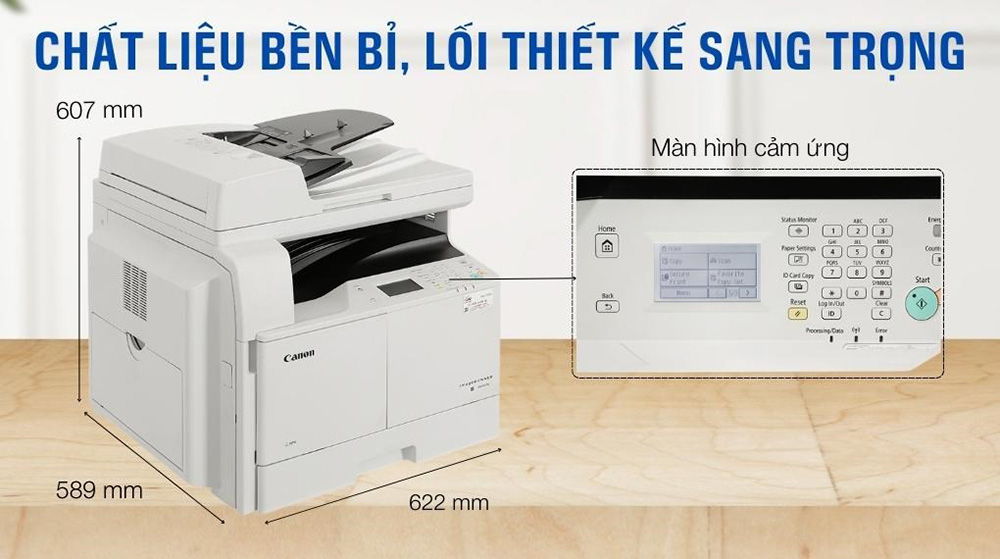 Canon iR 2006N hỗ trợ in khổ giấy A3