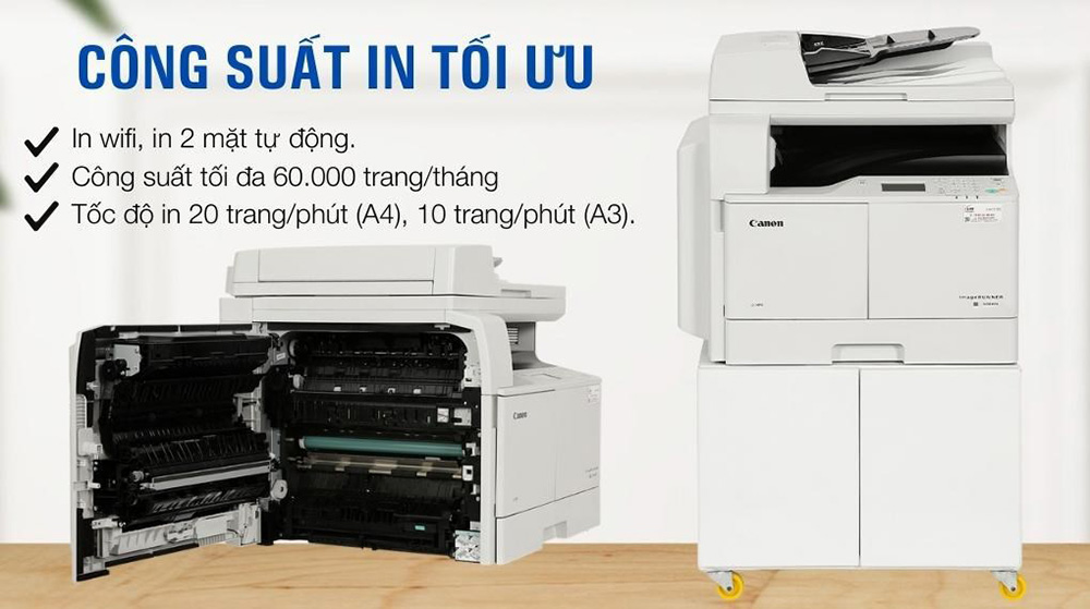 Kết nối mạng LAN của máy photocopy Canon iR 2006N