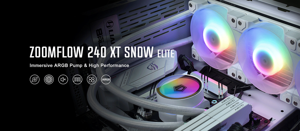 Tản nhiệt nước AIO ID-COOLING ZOOMFLOW 240 XT ELITE Tản nhiệt nước AIO ID-COOLING ZOOMFLOW 240 XT ELITE
