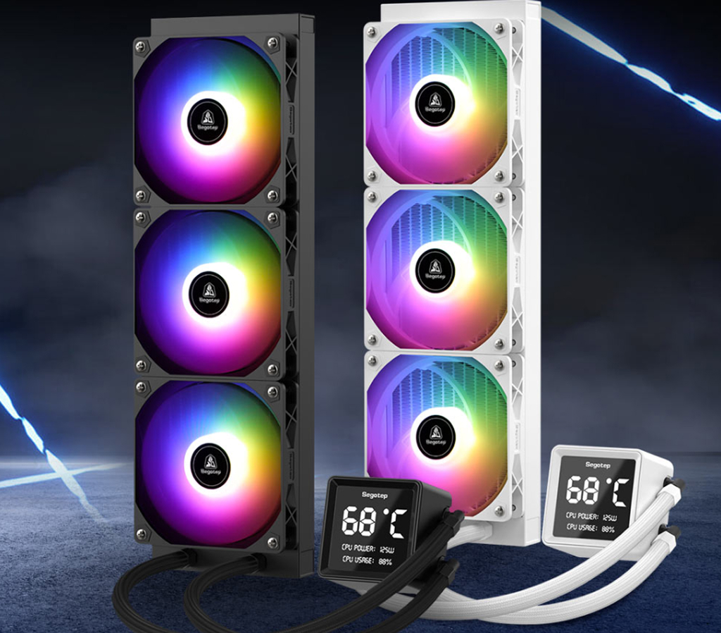 Tản nhiệt nước AIO Segotep Beaced 360 ARGB Tản nhiệt nước AIO Segotep Beaced 360 ARGB