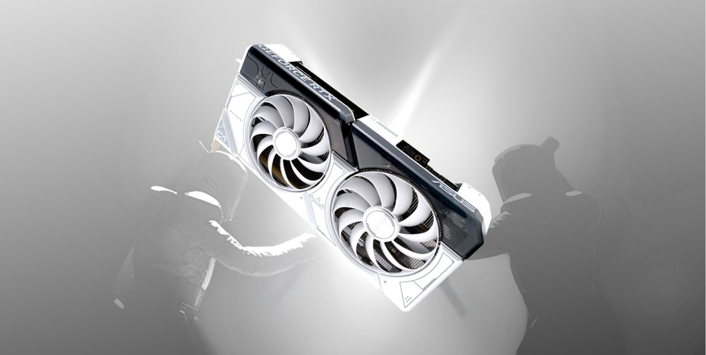 Card màn hình ASUS ASUS Dual GeForce RTX™ 4060 EVO White OC Edition 8GB GDDR6