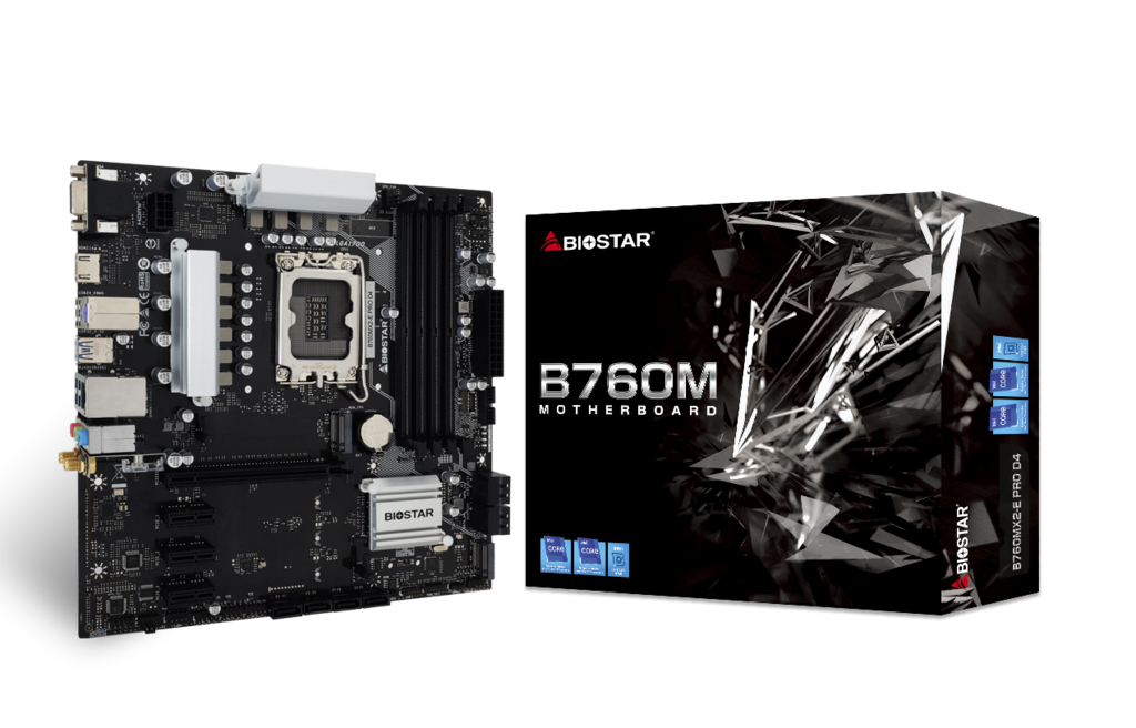 Mainboard Biostar B760MX2-E D4 PRO (Intel)