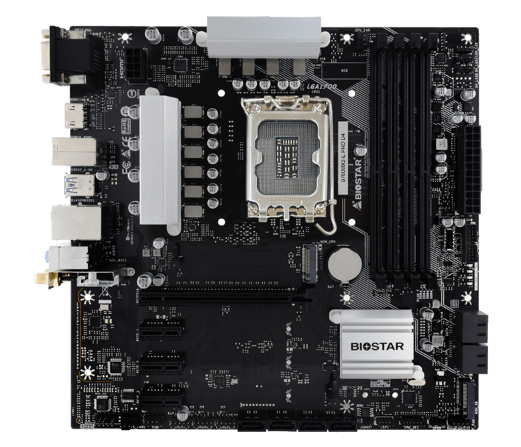 Mainboard Biostar B760MX2-E D4 PRO (Intel)