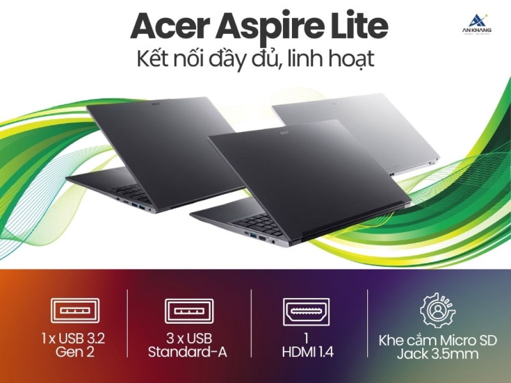 Laptop Acer Aspire Lite 16 AL16-51P-596H (NX.KWZSV.002) (i5-1235U/8GB/512GB SSD/UMA/16" WUXGA/Win11) (Xám) Laptop Acer Aspire Lite 16 AL16-51P-596H (NX.KWZSV.002) (i5-1235U/8GB/512GB SSD/UMA/16" WUXGA/Win11) (Xám)