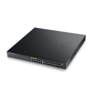 Managed Gigabit Switch L3 24 Port POE + 4 Port 10G SFP ZYXEL XGS3700-24HP