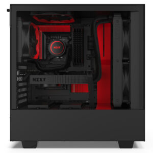 Case NZXT H510 Matte Black Red