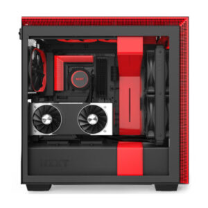 Case NZXT H710i Matte Black Red
