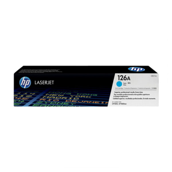 Mực in HP 126A Cyan LaserJet Toner Cartridge (CE311A)