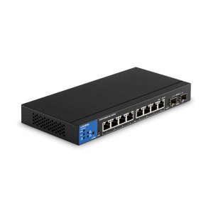 Managed Gigabit Switch Linksys LGS310MPC-EU (8 cổng 1G PoE RJ45 + 2 cổng quang 1G SFP)