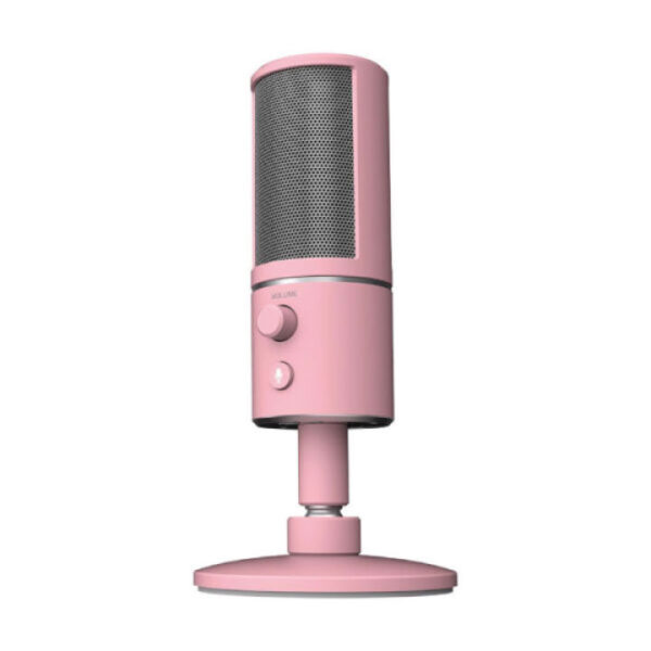 Micro Razer Seiren X Quartz Pink Edition: Với màu hồng độc đáo, Micro Razer Seiren X Quartz Pink Edition là sự lựa chọn hoàn hảo để thể hiện cá tính ngay cả trong những buổi ghi âm. Hãy khám phá hình ảnh đẹp mắt của sản phẩm này cùng với tính năng phát âm thanh hoàn hảo sẽ thu hút bạn ngay từ cái nhìn đầu tiên.