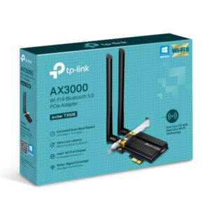 Card mạng PCIe Bluetooth 5.2 WiFi 6 chuẩn AX3000 TP-Link Archer TX50E