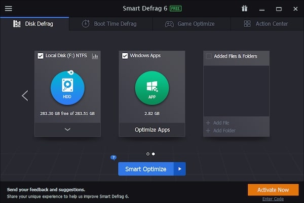 Phần mềm Smart Defrag tối ưu và chống phân mảnh ổ cứng