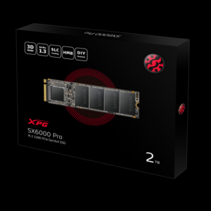 Ổ Cứng SSD Adata XPG SX6000 Pro 2TB M.2 2280 PCIe NVMe Gen3 x4 ASX6000PNP-2TT-C