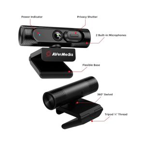 Webcam AverMedia PW315 (HD 1080p Wide Angle Webcam)