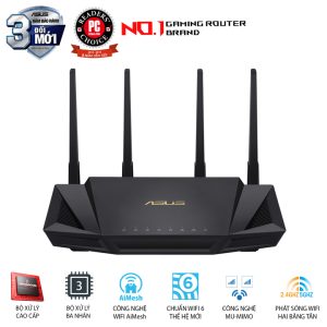 Gaming Router ASUS AX3000 Dual Band WiFi 6 RT-AX58U