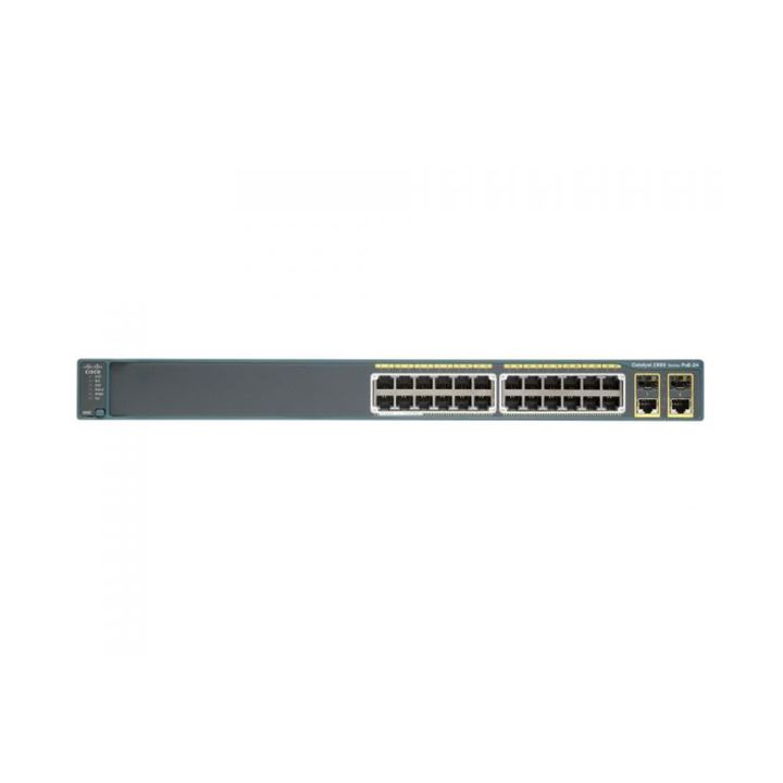 Catalyst Switch CISCO 2960 Plus 24 10/100 PoE + 2 T/SFP LAN Base WS ...