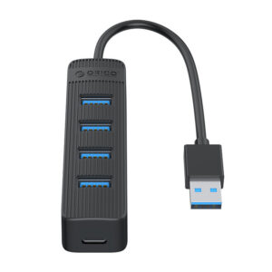 Bộ chia USB HUB 4 cổng USB 3.0 ORICO TWU3-4A-BK