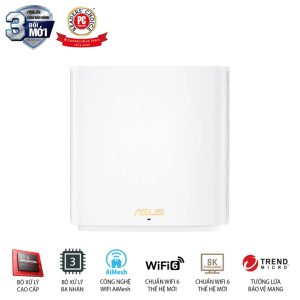 Bộ Mesh WiFi ASUS ZenWiFi 6 Chuẩn AX5400 XD6 (W-2-PK)