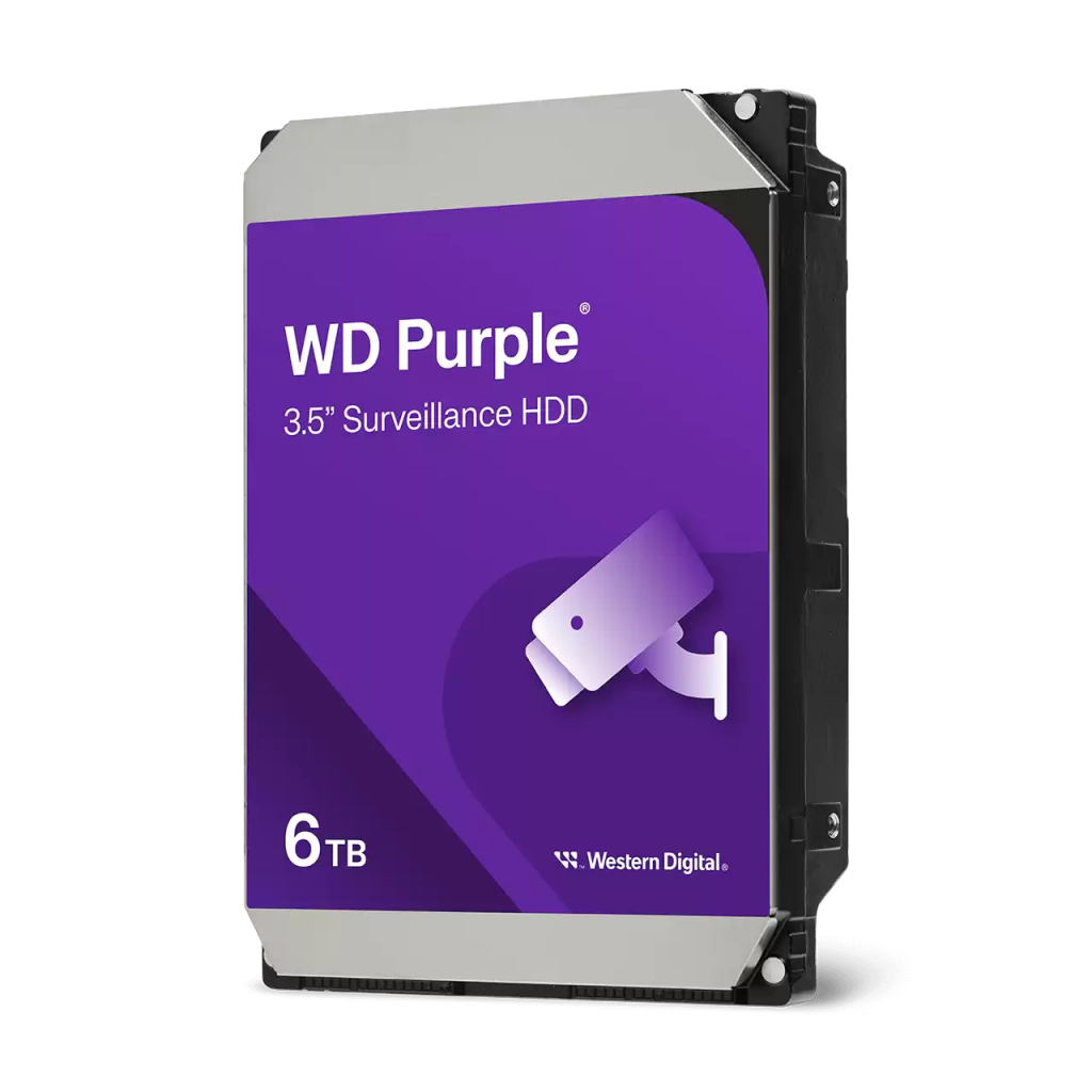 Ổ cứng HDD 6TB 3.5 inch Western Digital Purple WD64PURZ